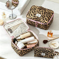 Leopard Print Quilted Cosmetic Bag — Swuffy