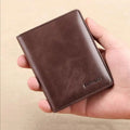 Leather Wallet Rfid Slim Card — Swuffy