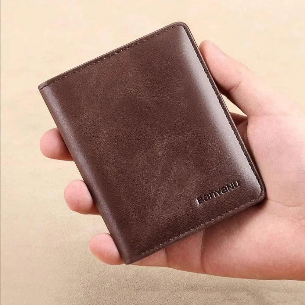 Leather Wallet Rfid Slim Card — Swuffy