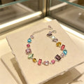 Sparkling Rainbow Geometric Crystal Bracelets — Swuffy