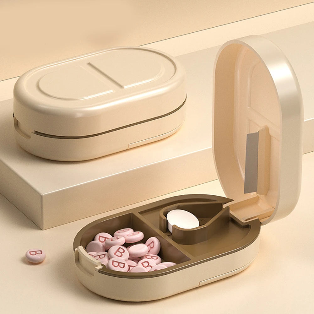 Pill Box Small Compact Sealed — Swuffy