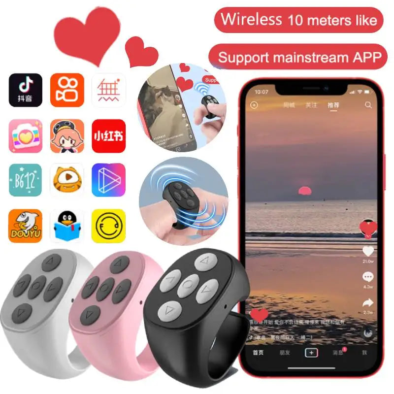 Wireless Bluetooth Compatible Ring Browsing — Swuffy