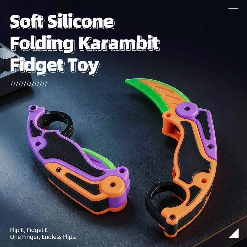 Printing Plastic Claw Knife Foldable — Swuffy
