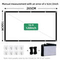 Inch Foldable Projector Screen Grommets — Swuffy