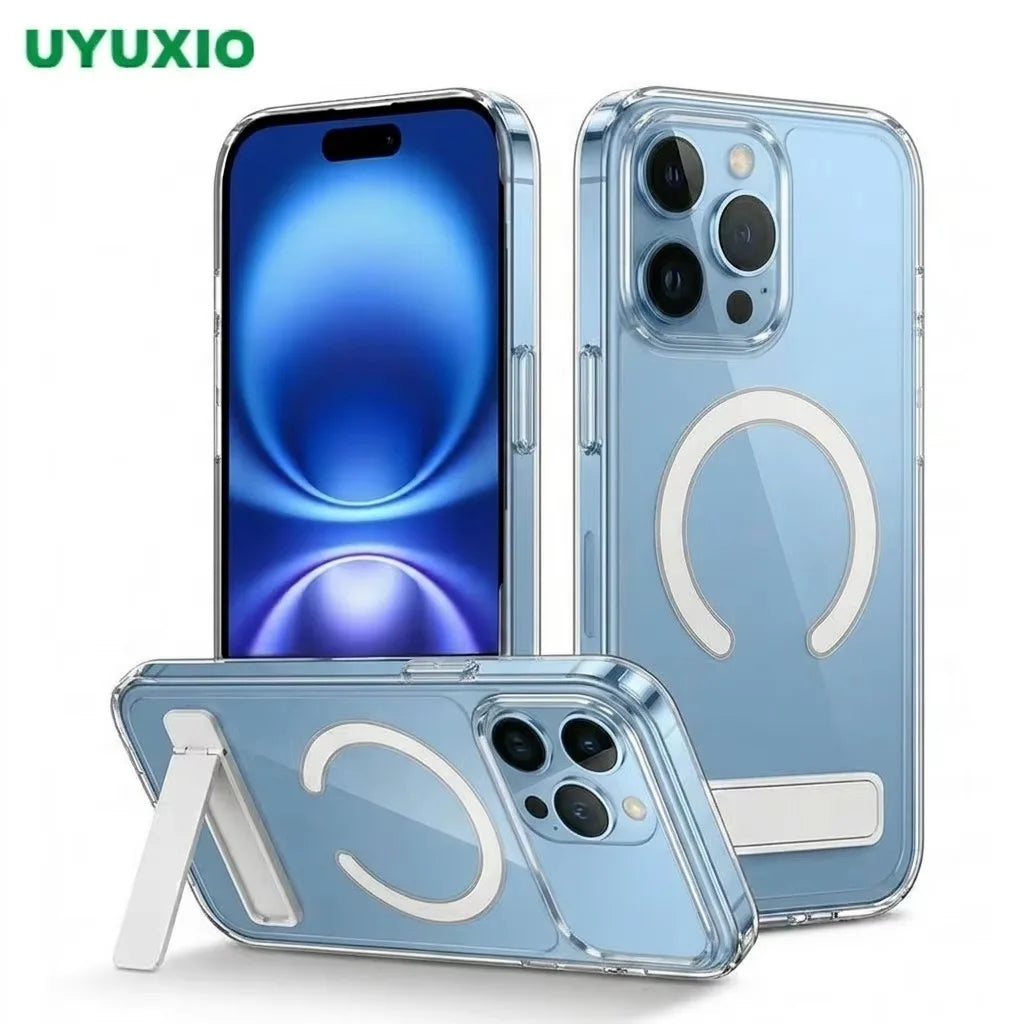 Clear Magnetic Wireless Case Kickstand — Swuffy