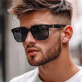 Retro Big Frame Sunglasses Square — Swuffy