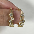 Gold Moissanite Sweet Bubble Hoop — Swuffy