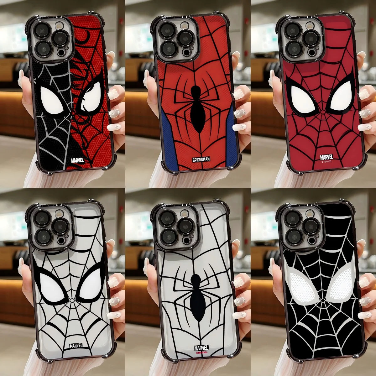 Spiders Mans Masks Plating Phone — Swuffy
