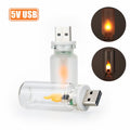 USB Flame Flickering LED Frosted — Swuffy