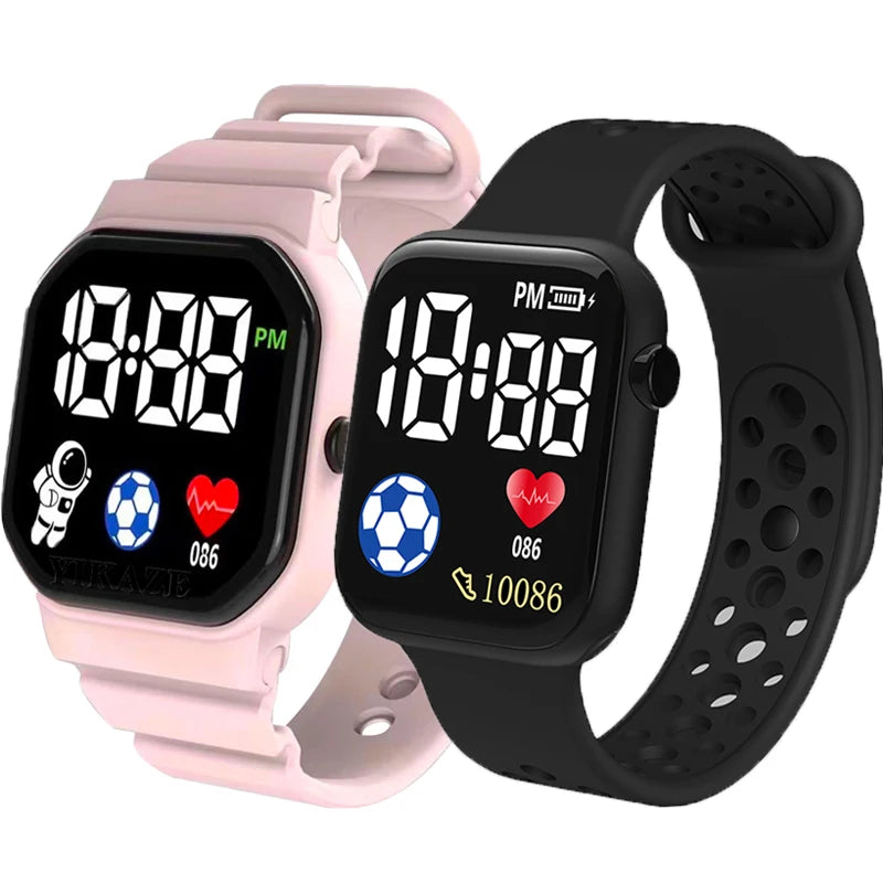Cartoon Kids LED Watches Silicone — Swuffy