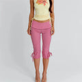 Flared Leggings Capri Pants Casual — Swuffy