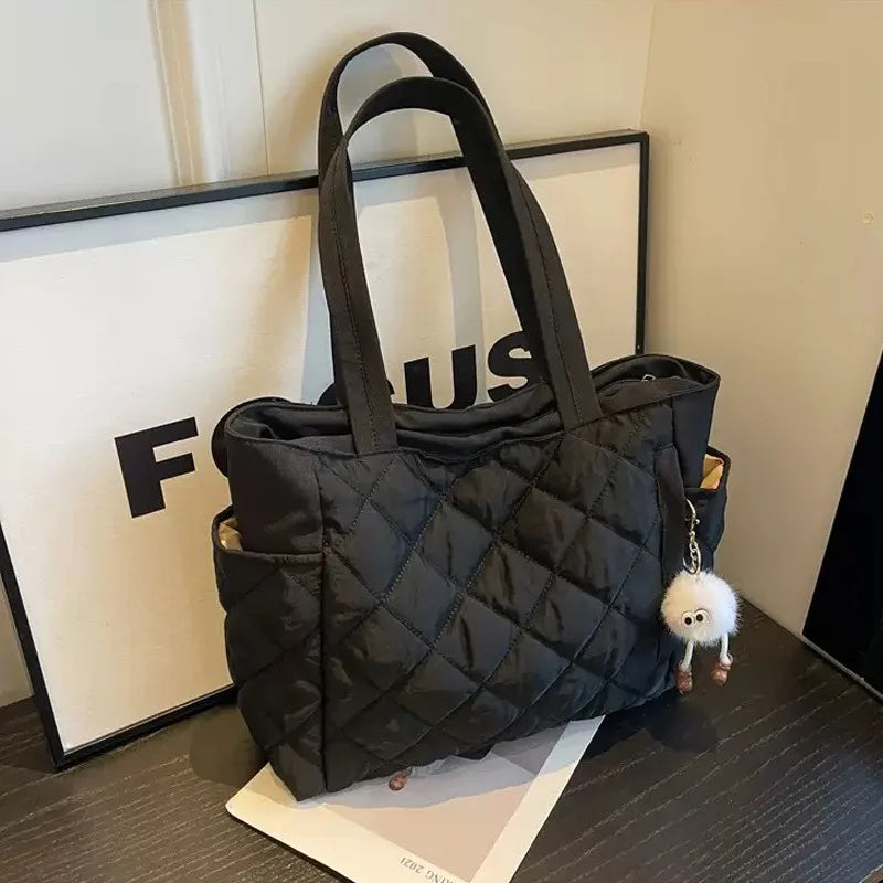 Cotton Bag Rhombus Large Capacity — Swuffy