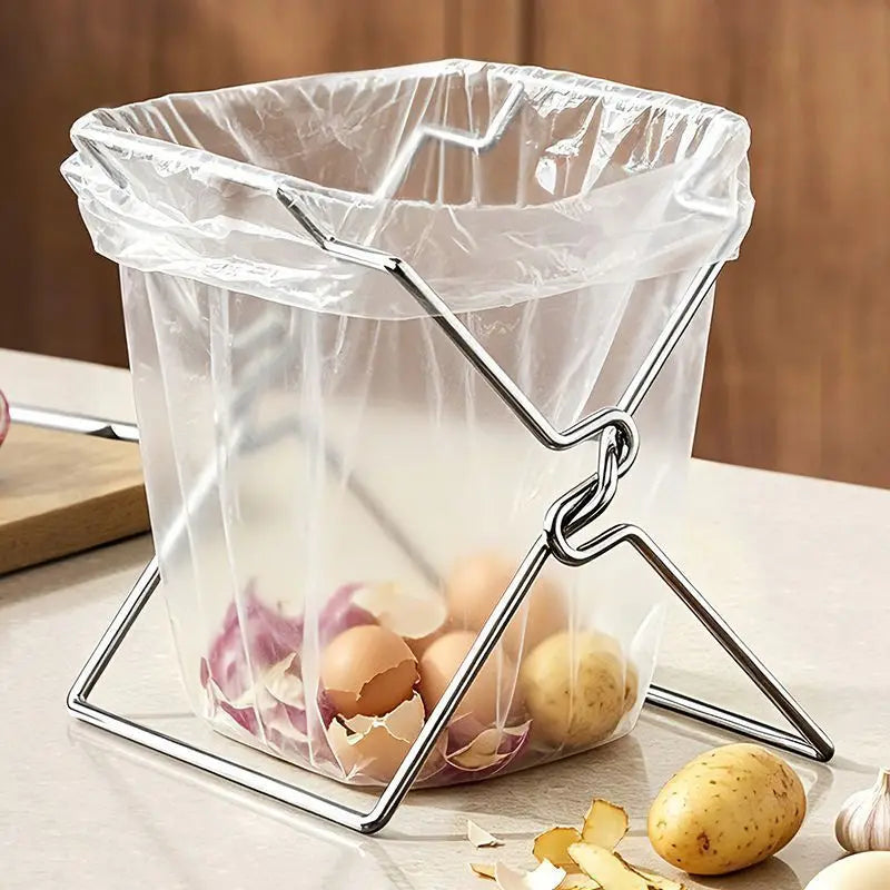 Collapsible Stainless Steel Garbage Bag — Swuffy