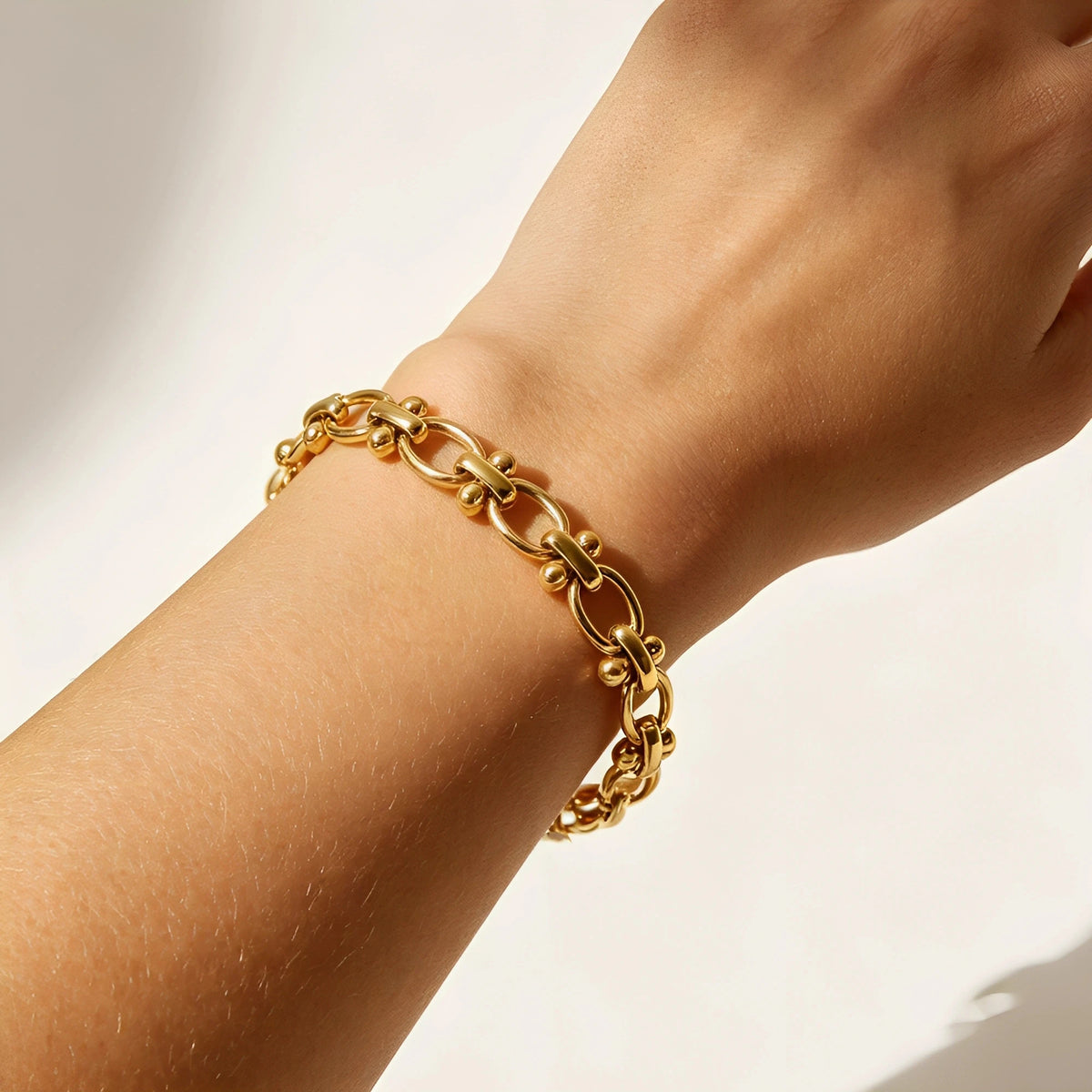 Gold Plated Stainless Steel Bracelet — Swuffy