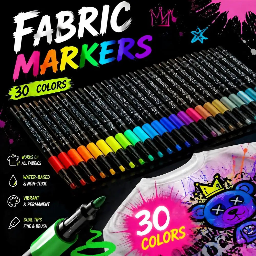 Waterproof Fabric Marker Pens — Swuffy