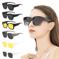 Driving Riding Sun Glasses Square — Swuffy