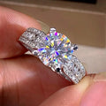Huitan Aesthetic Design Ring Wedding — Swuffy
