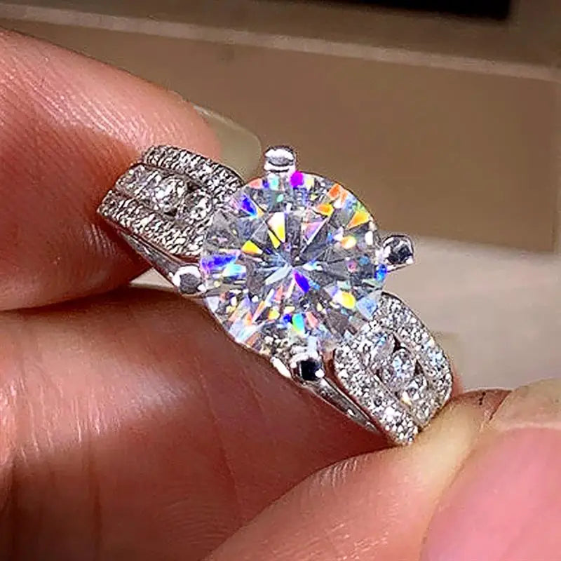 Huitan Aesthetic Design Ring Wedding — Swuffy