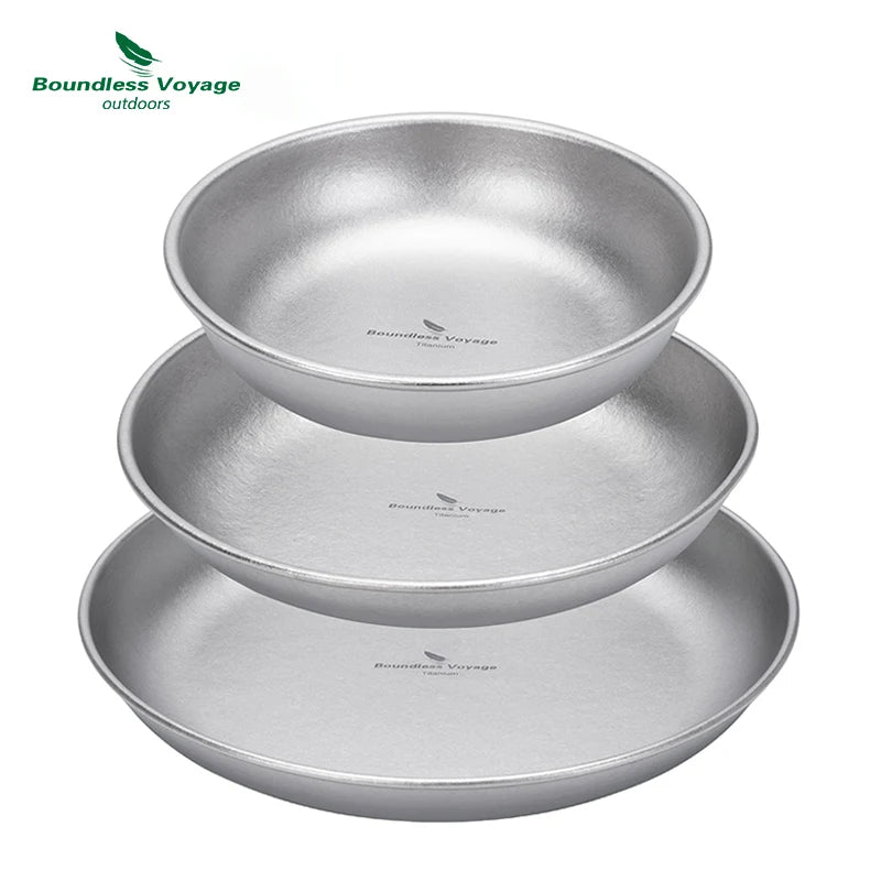 Boundless Voyage Camping Plate Titanium — Swuffy