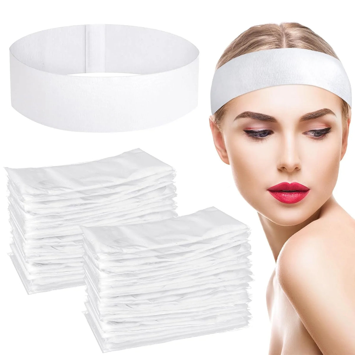 Disposable Spa Headbands Elastic Non — Swuffy