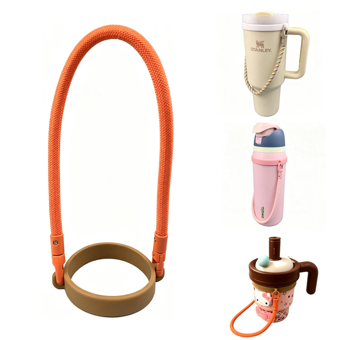 Silicone Water Bottle Carrier Strap — Swuffy