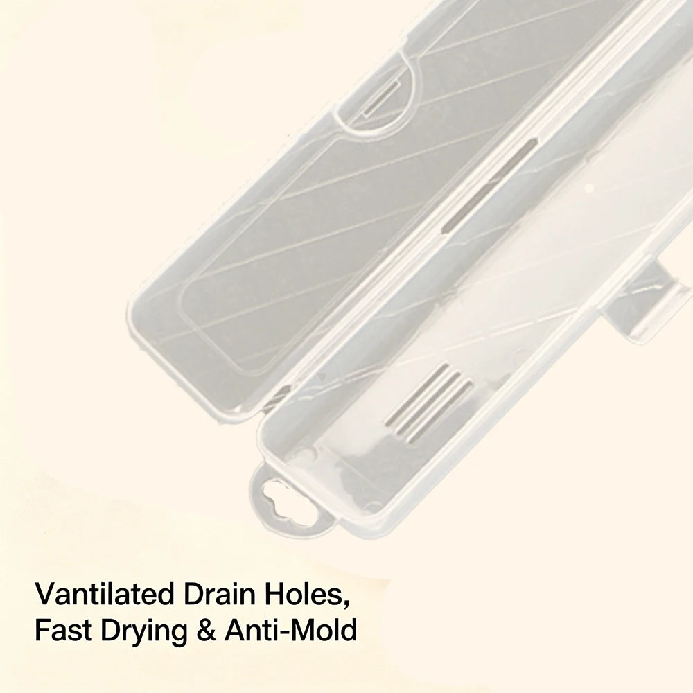 Clear Toothbrush Toothpaste Case Dustproof — Swuffy