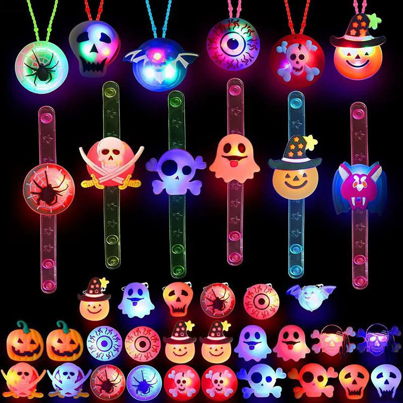 Glowing Halloween Pumpkin Ghost Bracelet — Swuffy