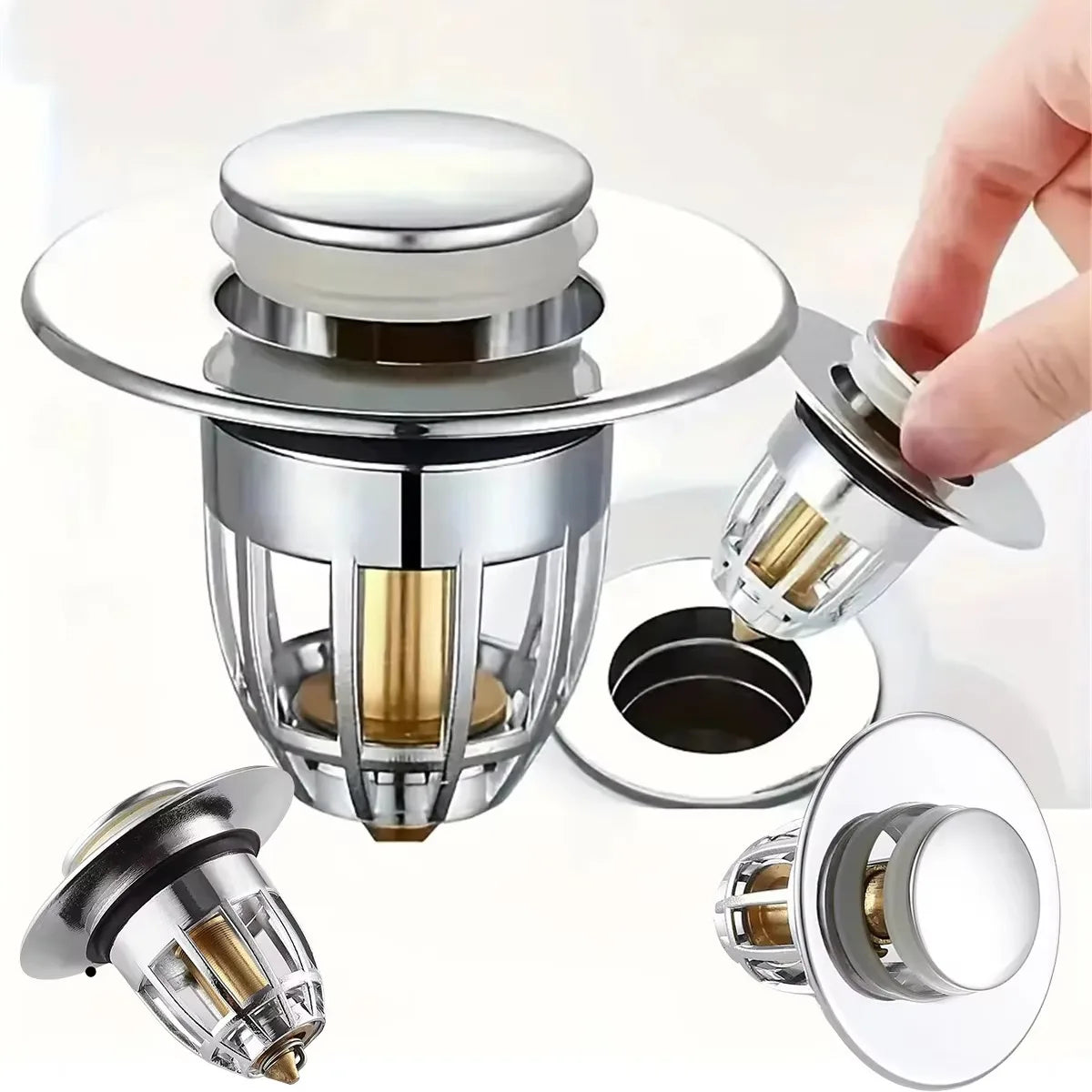 Slive Push Rebound Drain Stopper — Swuffy