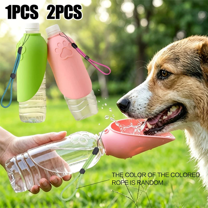 Silicone Pet Water Bottle Dog — Swuffy