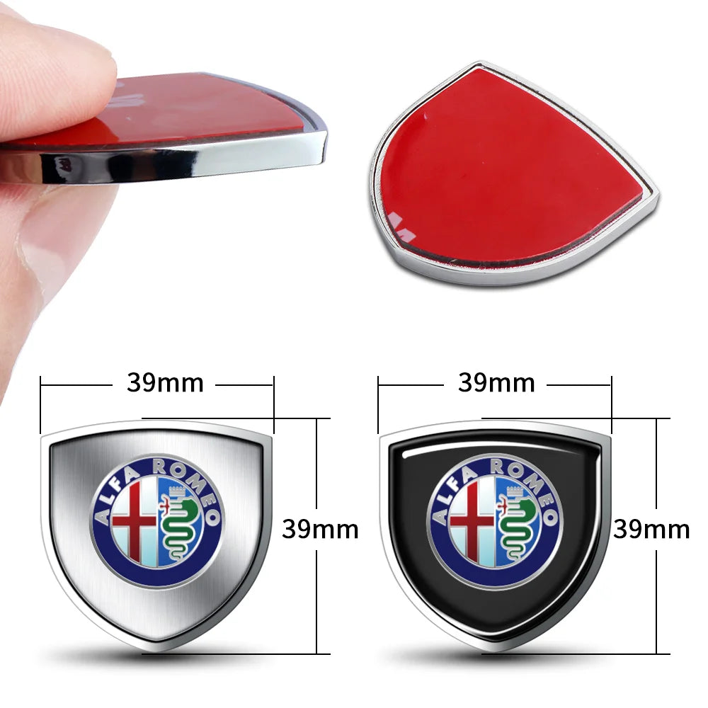 Metal Chrome Car Body Decor — Swuffy