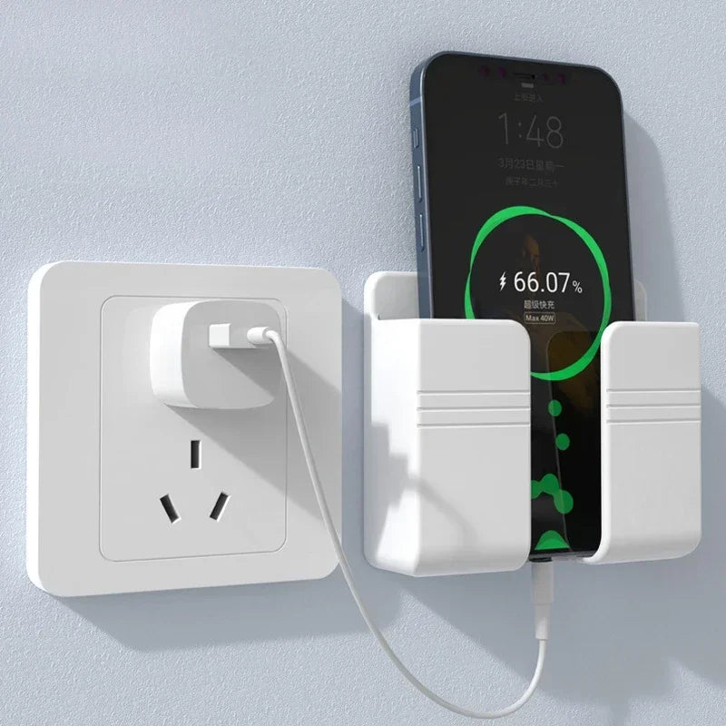 Wall Mount Phone Holder White — Swuffy