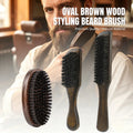 Wood Beard Brush Natural Boar — Swuffy