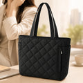 Quilted Nylon Tote Bag Exterior — Swuffy