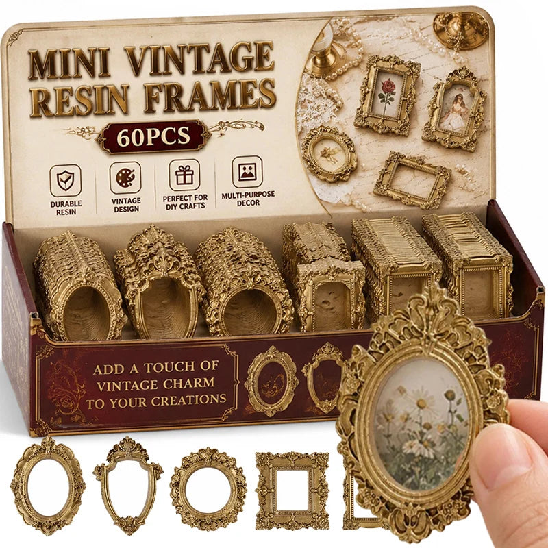 Vintage Frames Antique Resin Picture — Swuffy