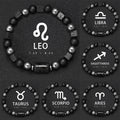 Constellation Zodiac Bracele Signs Beads — Swuffy