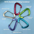 Small Climbing Carabiner Shape Mountaineering — Swuffy