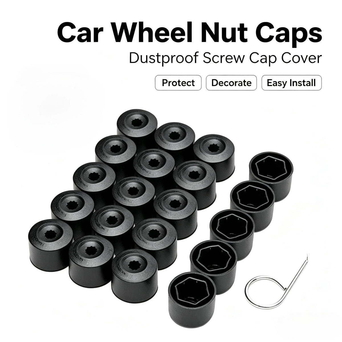 Wheel Nut Screw Caps Dustproof — Swuffy