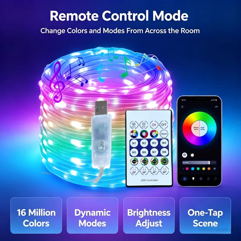 RGB LED Light String Intelligent — Swuffy