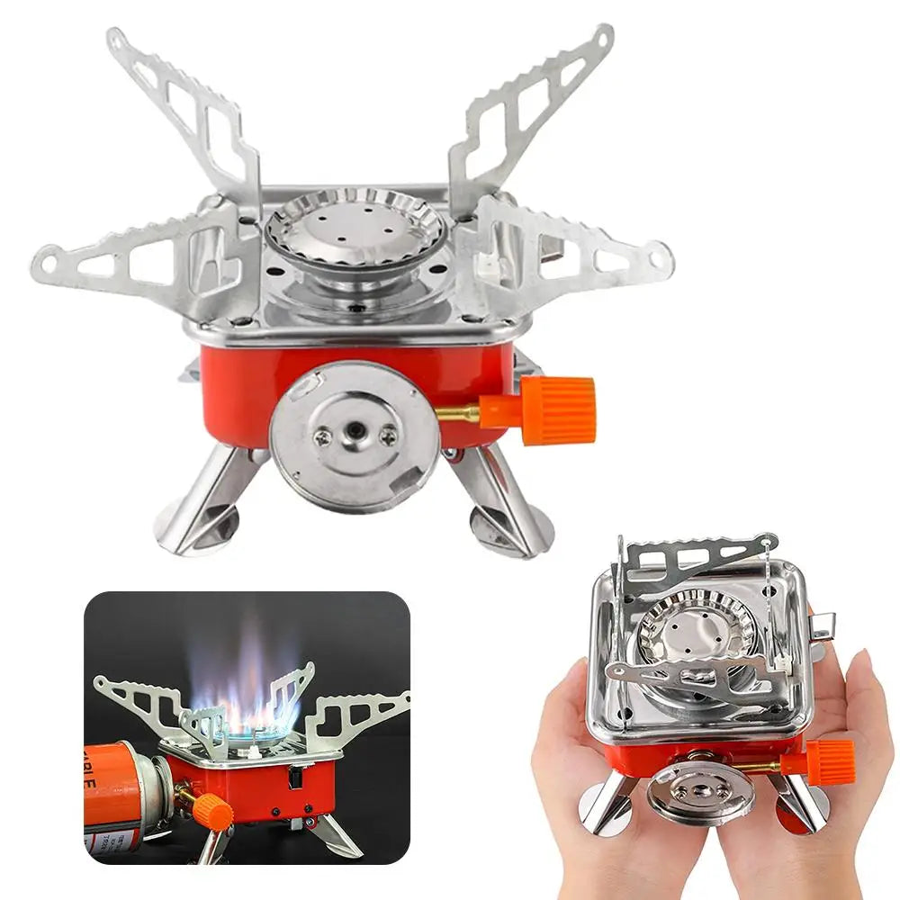 Foldable Camping Gas Stove Stainless — Swuffy