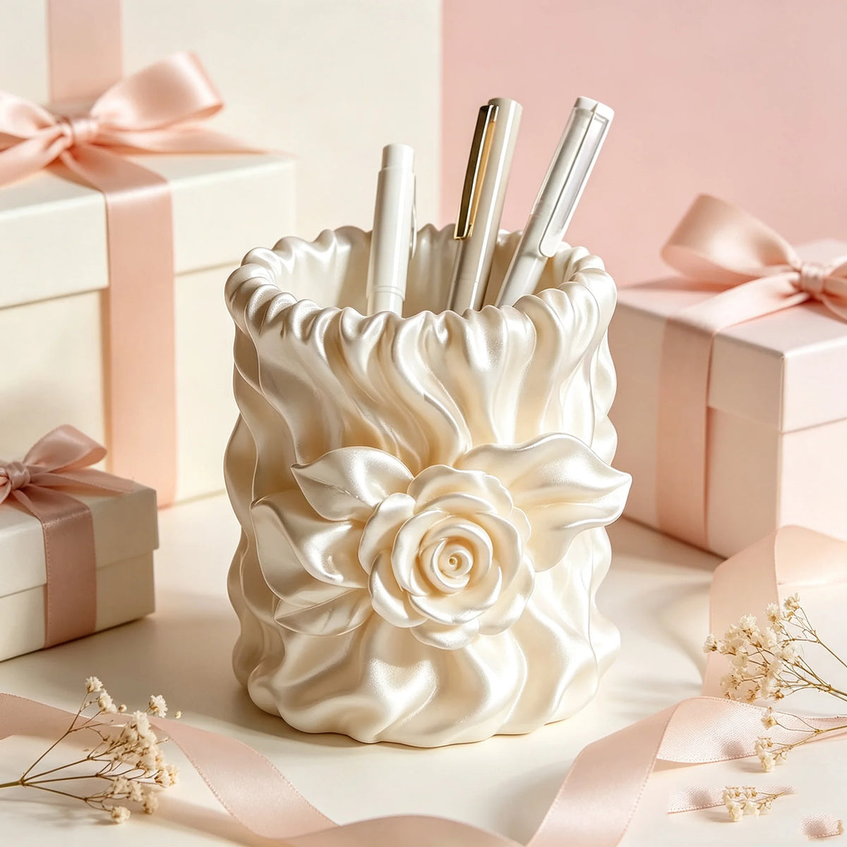 Rose Cosmetic Brush Holder Makeup — Swuffy