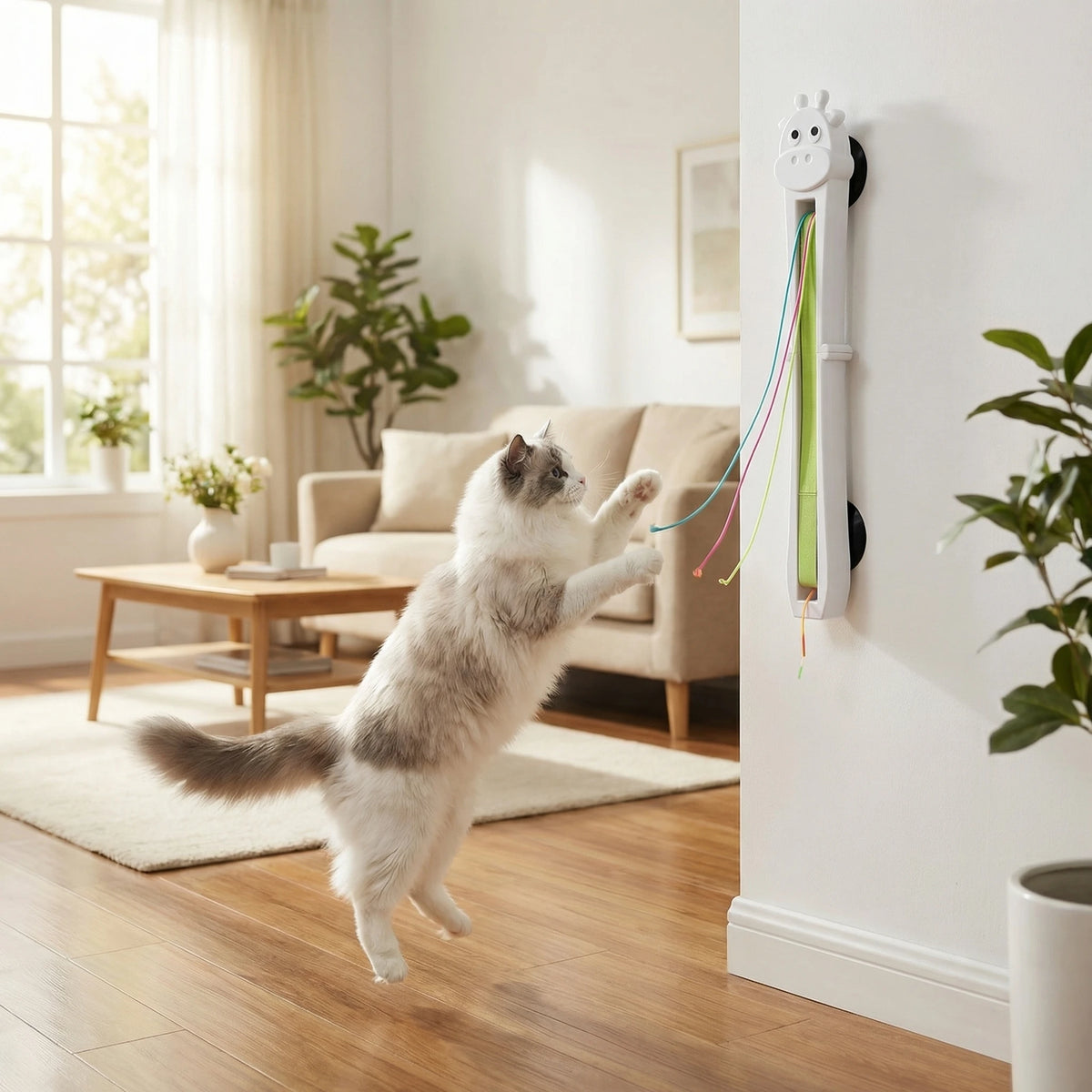 Automatic Interactive Cat Toy Wall — Swuffy