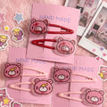 Bear Hair Clips Kawaii Acrylic — Swuffy