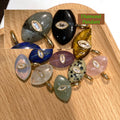 Diamond Pendant Natural Stone Eye — Swuffy