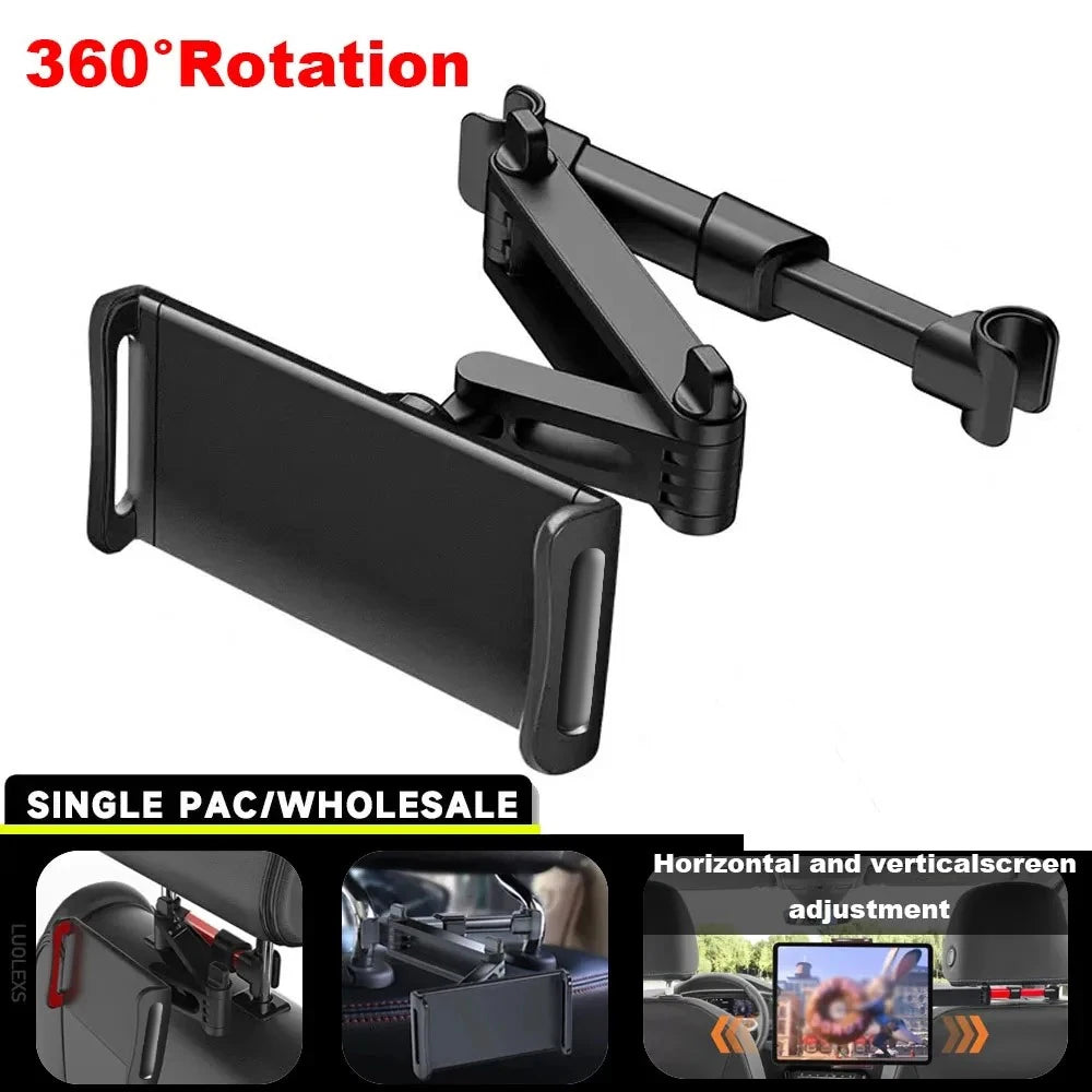 Stretchable Car Headrest Tablet Holder — Swuffy