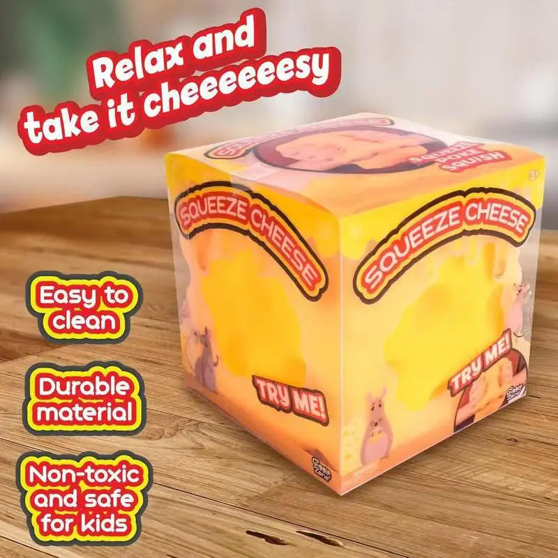 Soft Yellow Cheese Block Moldable — Swuffy