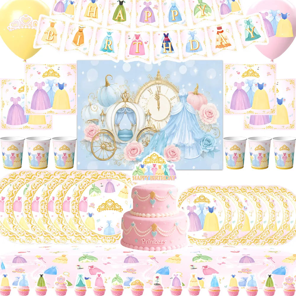 Princess Dress Girls Theme Birthday — Swuffy