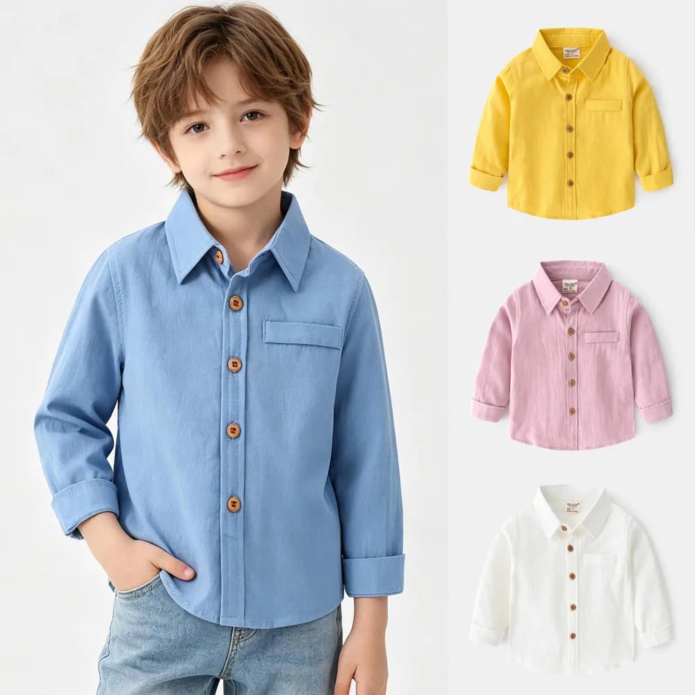 Boys Clothes Spring Boy Blouse — Swuffy