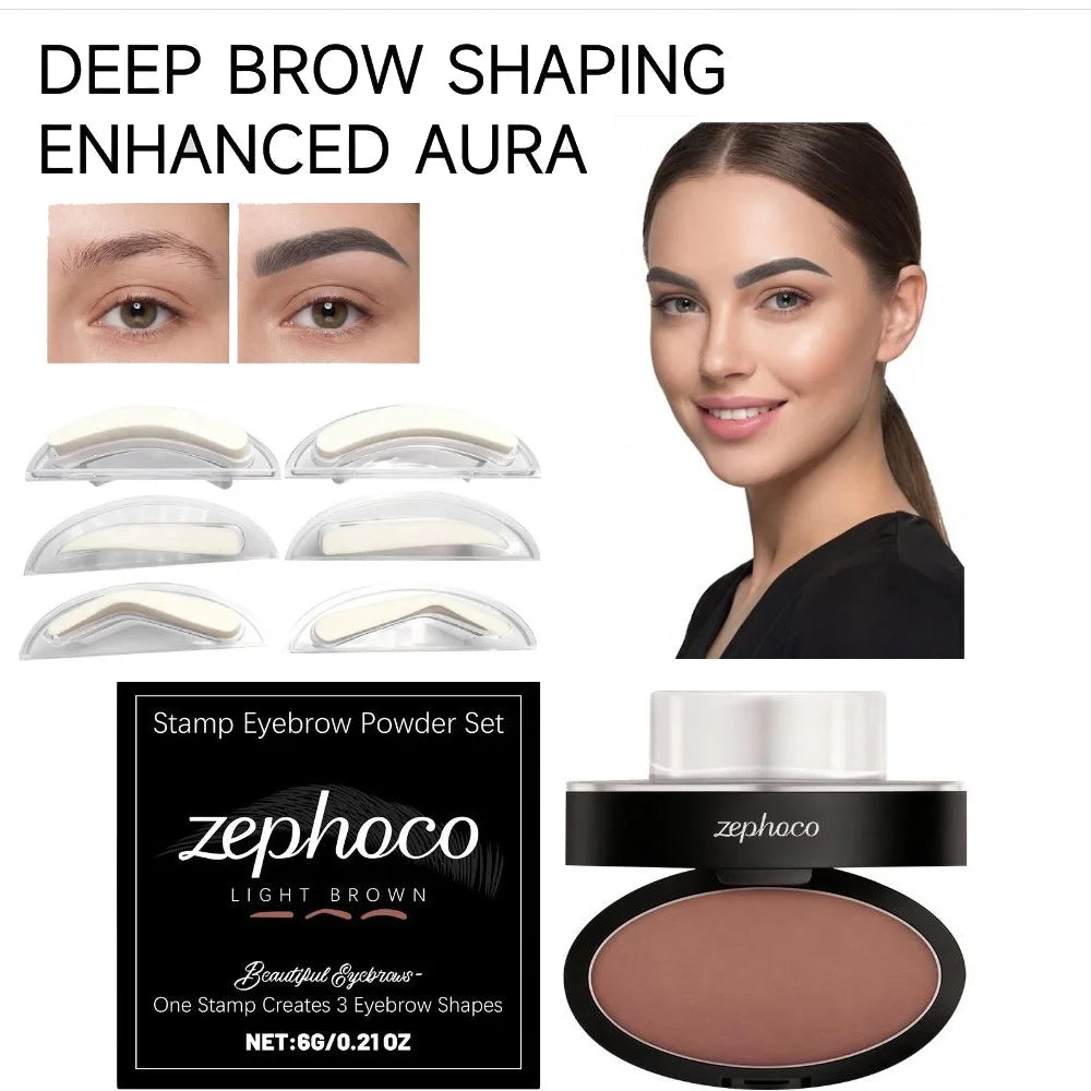 Eyebrow Powder Stamp Kit Waterproof — Swuffy