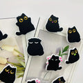 Kawaii Chubby Black Cat Fridge — Swuffy