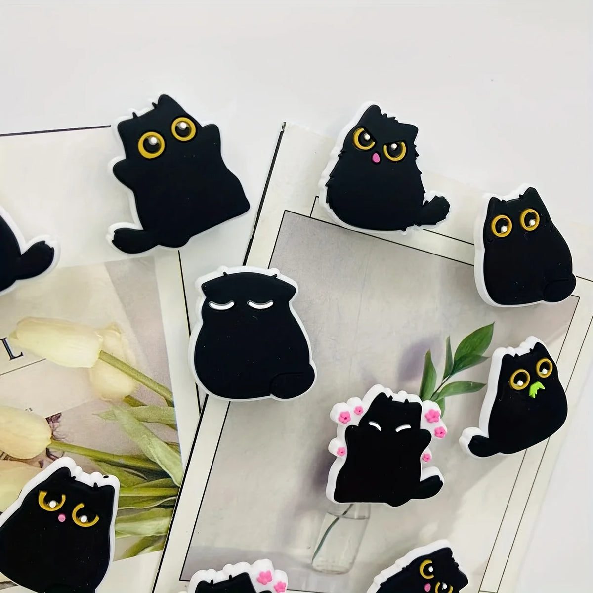 Kawaii Chubby Black Cat Fridge — Swuffy